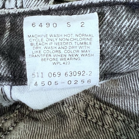 Vtg 80s Levi's 505 Boys Jeans Acid Wash Gray Size 8 USA Made RARE HTF - Picture 9 of 9